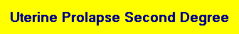 Uterine Prolapse Second Degree
