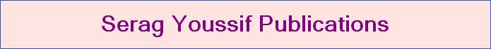 Serag Youssif Publications