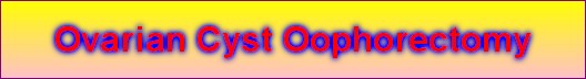 Ovarian Cyst Oophorectomy